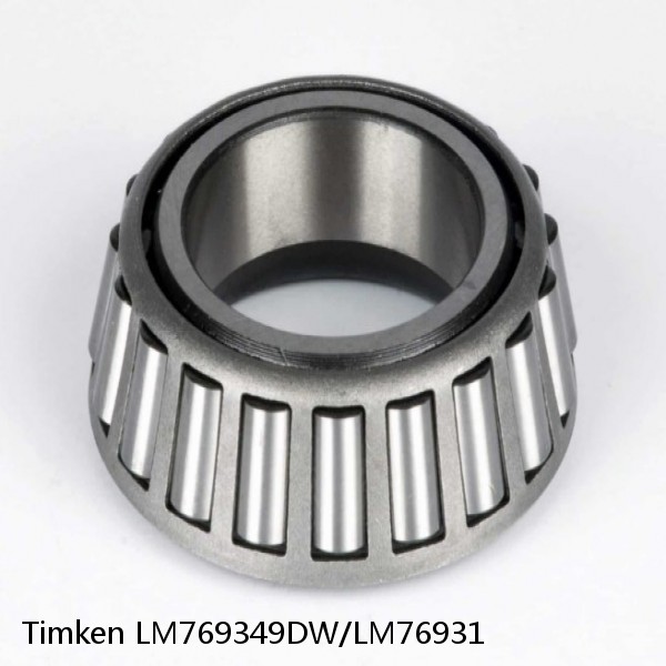 LM769349DW/LM76931 Timken Tapered Roller Bearings